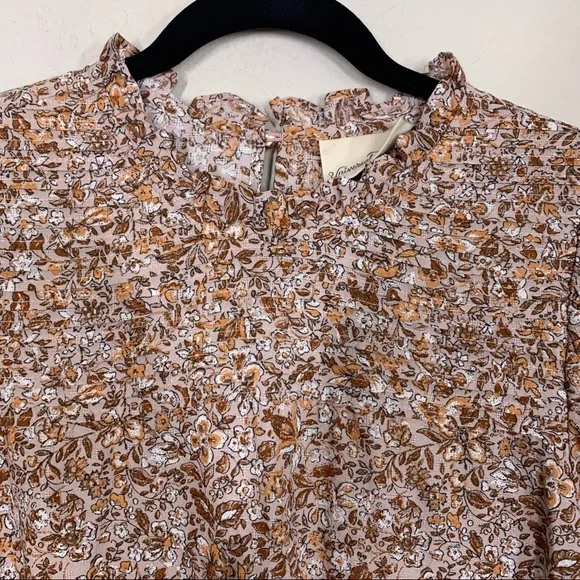 UNIVERSAL THREADS Microfloral Tiered Cottage Core Midi Maxi Dress Large - Picture 5 of 12